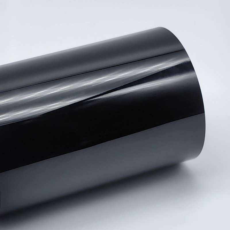 Super Glossy Piano Black Color Vinyl Film