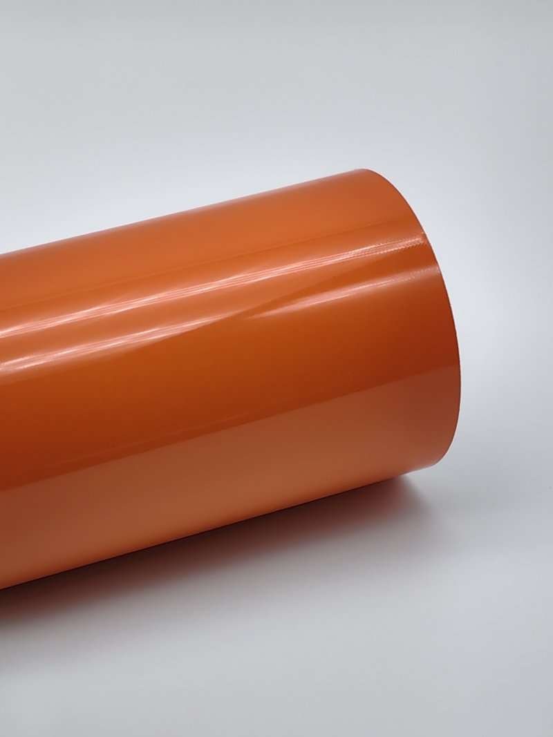 Crystal Orange (PET129) Vinyl Film