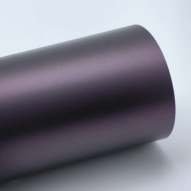 Super matte Black Fantasy Purple (PET296) Vinyl Film